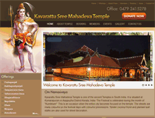 Tablet Screenshot of kavarattusreemahadeva.org